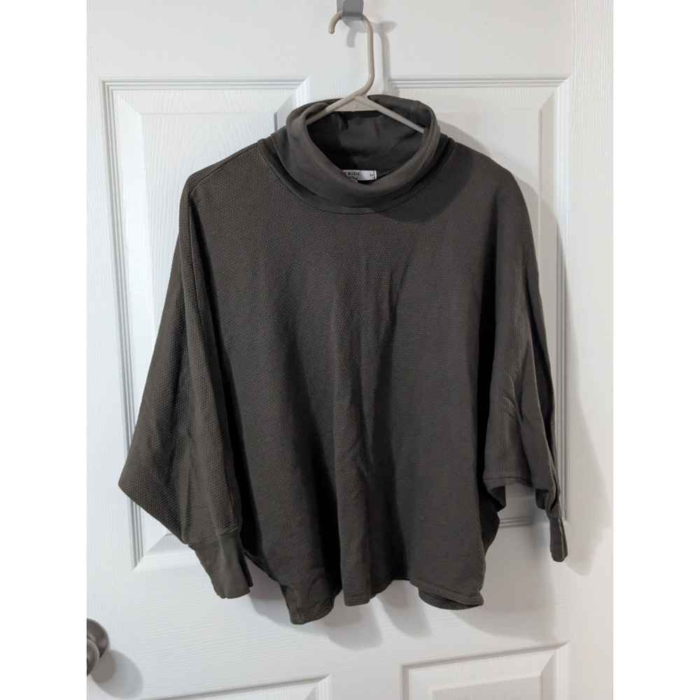 Anthropologie Stateside Sweater Dolman Sleeve Women's M Olive Green